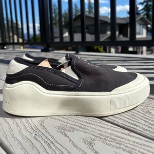 Adidas x Stella McCartney Court Slip On Core Black Footwear Men's Size 8